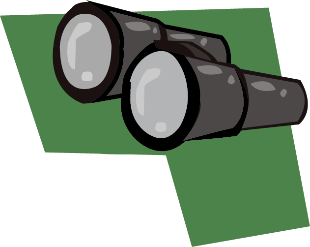 This is a graphic of binoculars.